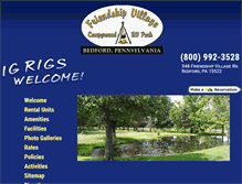 Tablet Screenshot of friendshipvillagecampground.com